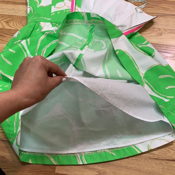 Lilly Pulitzer lottie strapless dress size 0 - Picture 12 of 16